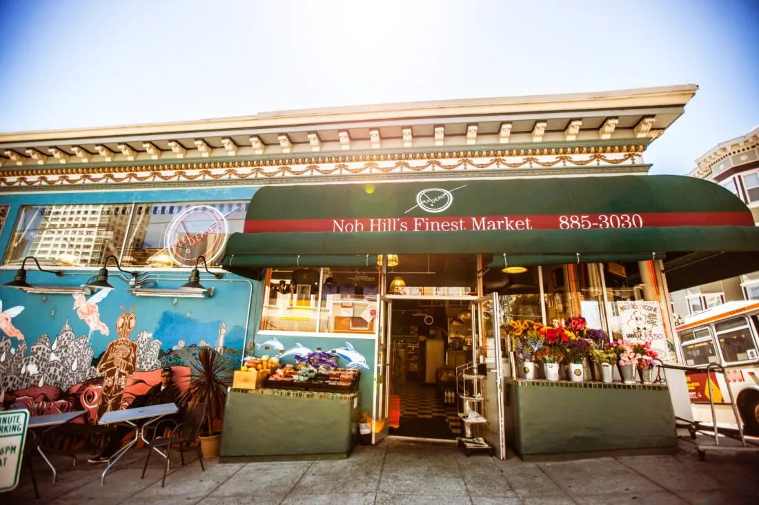 Iconic Nob Hill Pine Market in Lower Nob Hill San Francisco